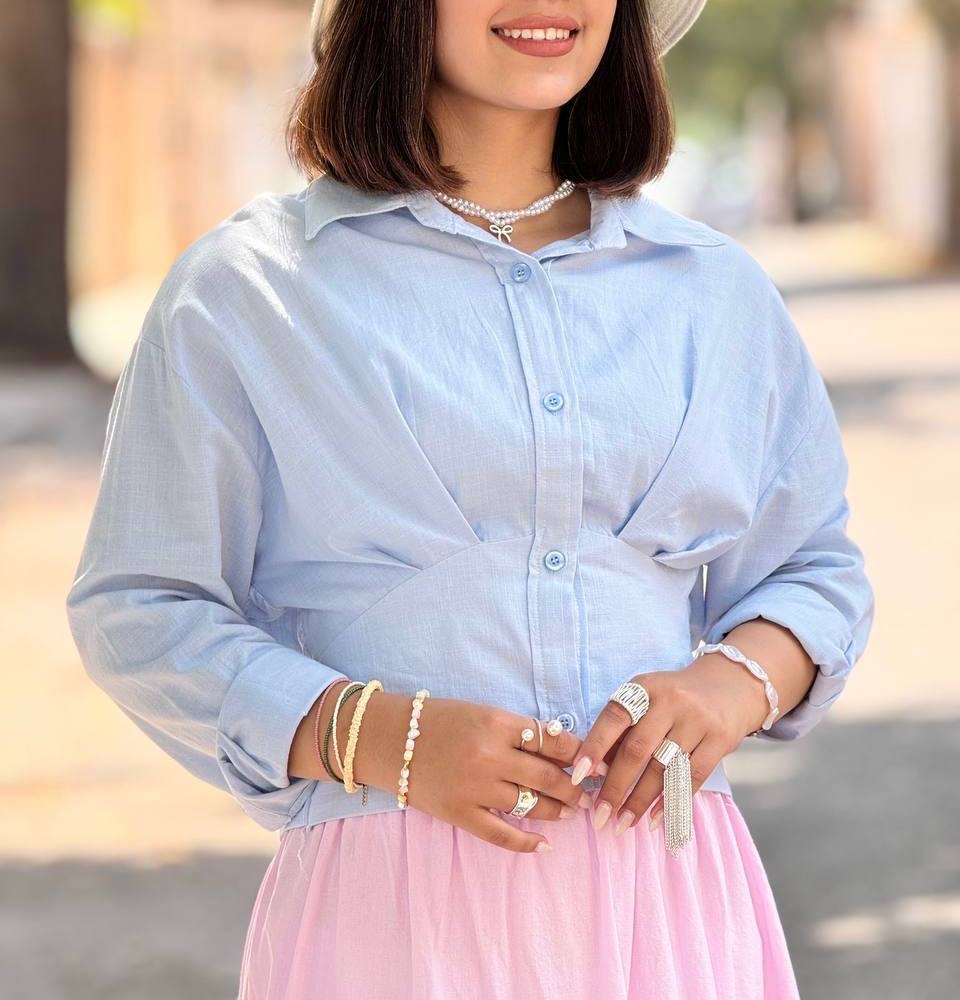 بلوز برش پرنسسی زنانه با طراحی شیک و فرم‌دهی بی‌نظیر
