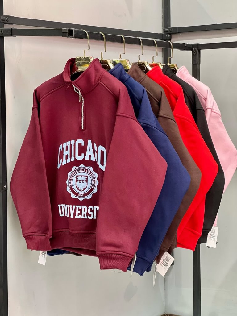 نیم‌زیپ Chicago – ترکیب سبک، راحتی و کیفیت بی‌نظیر