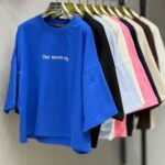تیشرت کراپ دخترانه اورسایز مدل One More Rep