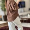 شومیز مانتویی نگینی