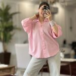 شومیز مانتویی نگینی
