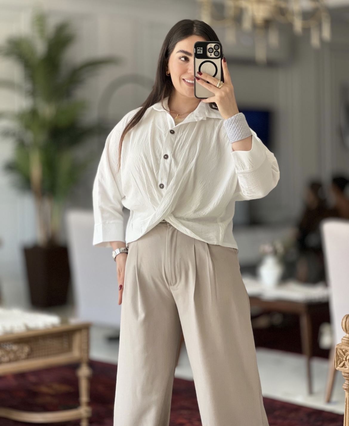 شومیز گره ای پری