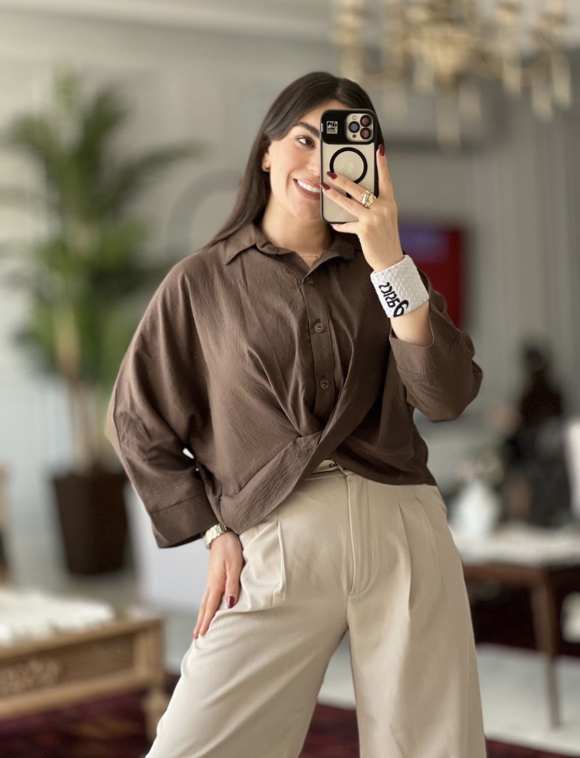 شومیز گره ای پری